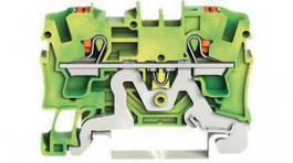2204-1207, Ground Terminal, Cage Clamp, 2 Poles, 0.5 ... 6mm\x1a, Wago