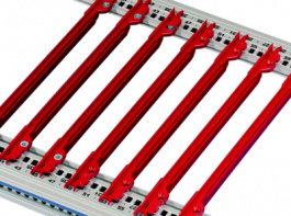 64560-144, Guide Rail red, Schroff