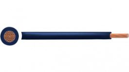 RND 475-00846 [100 м], Flexible Stranded Wire PVC, 4mm², Bare Copper, Dark Blue, H07V2-K, 100m, RND Cable