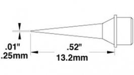CVC-6CN0003A, Soldering cartridge Conical / Narrow / Long Reach 330 °C, Metcal