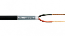 C276 BLACK [100 м], Audio cable&nbsp;&nbsp; 2 x2.5 mm2 Black, Tasker