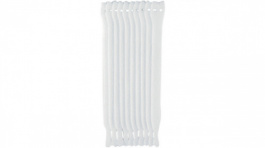 TEXTIE M PA66/PP WH 10 [10 шт], Hook and loop Cable tie White 200 mm x 12.5 mm, HellermannTyton