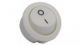 RND 210-00542, Power Rocker Switch, White, On-Off, RND Components