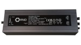RND 500-00073, LED Driver, Constant Voltage, 300W 12.5A 24V IP66, RND power