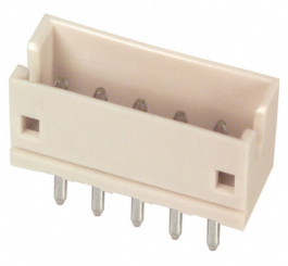 B5B-ZR, Pin header, single-row straight 5P, JST