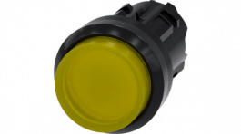 3SU1001-0BB30-0AA0, SIRIUS ACT Illuminated Push-Button front element Plastic, yellow, Siemens
