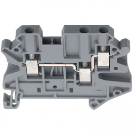 3044513, UT 2,5-TWIN terminal block grey 0.14...2.5 mm2, Phoenix Contact
