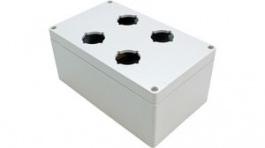 1554PB4, Watertight Pushbutton Enclosure, 30.75 mm, Polycarbonate, Hammond