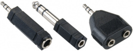 BAK400, Headphone kit Adapter, stereo 3.5 mm - 6.3 mm; adapter, stereo 6.3 mm - 3.5 mm;, Bandridge