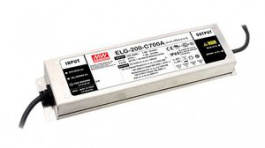 ELG-200-C1400A-3Y, Блок питания: импульсный; LED; 198,8Вт; 71?142ВDC; 700?1400мА, MEAN WELL
