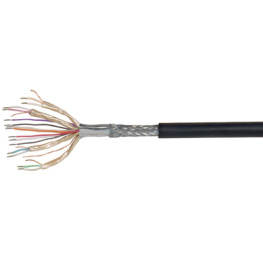 HDMI AWG26, 15 x100 Ohm Black, Buschel