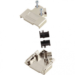 MHD45PK9-K, D-Sub metalized hood Poles 9, MH Connectors