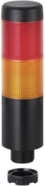 69813075, LED stacking beacon Kompakt 37, red/yellow, WERMA Signaltechnik