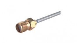 21 SMA-50-3-15/111 NE, RF Connector, SMA, Beryllium Copper, Socket, Straight, 50Ohm, Soldering Terminal, Huber+Suhner