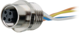 0986 EFC 153 A, Device socket M12 4-pin Pole no. 4, Lumberg Automation (Belden brand)