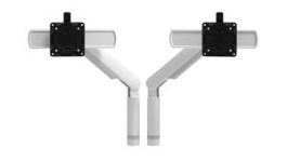 65.210, Viewprime Plus Adjustable Dual Monitor Arm 8.5kg 75x75/100x100 White, Dataflex