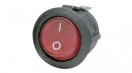 RND 210-00546, Power Rocker Switch, Black, On-Off, RND Components