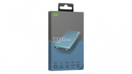 GP VOYAGE 2.0 POWERBANK 10000MAH, Powerbank GP Voyage 2.0 10Ah Light Blue, GP Batteries