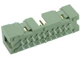 09185207324, IDC male connector/20 contacts/Straight solder pins/Low-profile male header, Harting