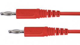MFK 09 / 1 / 150 / RT, Test lead diam 4 mm red 150 cm 1 mm\x1a CAT I, Schutzinger