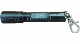 RND 510-00003, Pen Torch with Key Fob Black / Aluminium, RND Lab