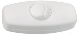 5052-008.01, Шнуровой промежуточный переключатель, 2-контактный белый, interBAR