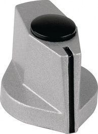 499.60, Aluminium pointer knob with line aluminium 19.5 mm, Mentor
