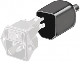 0859.0074, Cover for appliance plug, Schurter
