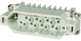 09210253001, Разъем: HAN; "папа"; Han D; PIN:25; 25+PE; размер 16А; 250В, Harting