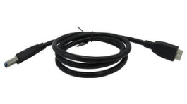 RND 765-00079, USB 3.0 A Plug to USB 3.0 Micro-B Plug Cable 900mm Black, RND Connect