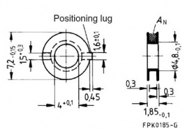 B65936-A-T1, Coil former for PS 9 x 3.5 core set, TDK-Epcos