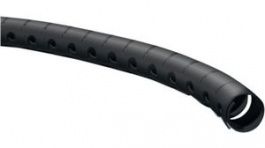 HWPP40-PP-BK (15), Cable Cover, 42 mm, Polypropylene, Black, 20 m, HellermannTyton