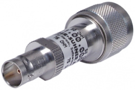 6001.00.0001, Impedance Matching Pad N/BNC 50 Ohm/75 Ohm, Huber+Suhner