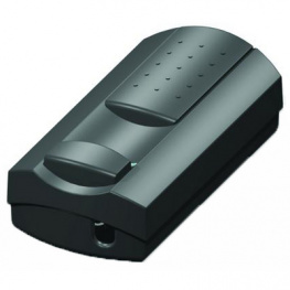 8113-104.01, Dimmer with slider, 230 VAC, Black, interBAR