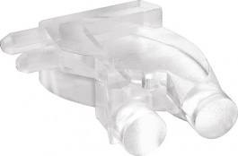 1280.1010, Светодовод для LED; круглая; O3мм; Кол-во мод:2; угловой, Mentor