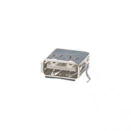 292303-1, Гнездо; USB A; на плату; THT; PIN:4; угловой 90°, TE Connectivity