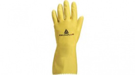 VE240JA09, Latex Cleaning Glove Size=9 Yellow, Delta Plus