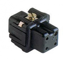 CKF 03 N, CK , 3 poles + earth, female insert, with female contacts, silver plated, ILME