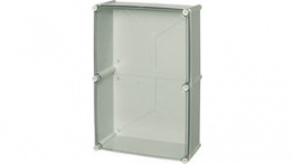 PC 5638 18 T, Plastic Enclosure 558x378x180mm Light Grey Polycarbonate IP66, Fibox