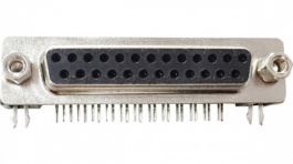 RND 205-00774, D-Sub socket, poles 25, 90deg./solder pcb tht, RND Connect