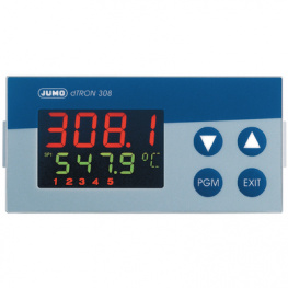 703043/181-400-23/000, Compact Controller dTRON 308, Landscape 110...240 VAC, JUMO