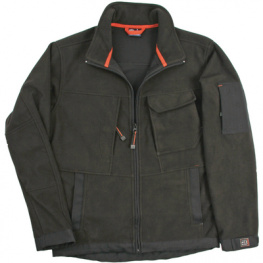 930079799-M, Bonded Fleece Jacket, Carpenter ACE Size M black, Bjornklader