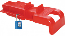 256960, Butterfly Valve Lockout;Red;Polyethylene, Brady