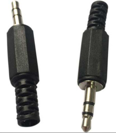RND 205-00619, Stereo Jack Connector&nbsp;&nbsp;Black, 3.5 mm, Male, RND Connect