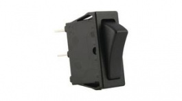 RND 210-00702, Rocker Switch, 1NO, ON-OFF, Black, RND Components