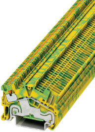 PTS 1,5/S/1P-PE, Terminal block yellow-green 1.5 mm2, Phoenix Contact