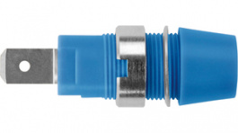 SAB 7560 NI / BL, Safety Socket diam. 4 mm blue CAT III N/, Schutzinger