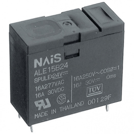 ALE14B05, PCB power relay 5 VDC 400 mW, Panasonic