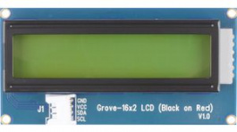 104020112, Grove 16 x 2 LCD Black on Red, Seeed