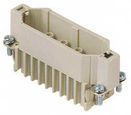 CDM 25, CD, 25 poles + earth, male insert, for male contacts 10A, EN 61984 (2001-11), ILME
